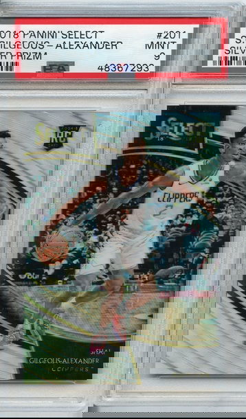 Shai Gilgeous Alexander Courtside Silver PSA 9