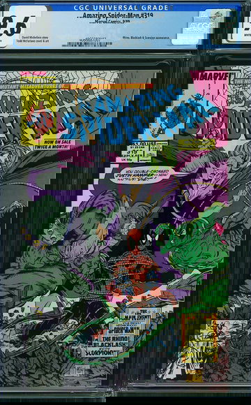 AMAZING SPIDER-MAN #319, CGC 9.6 NM+