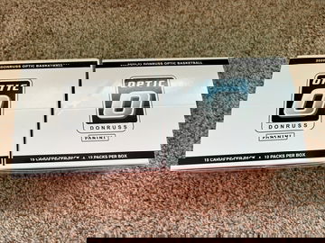 (2) 20-21 Donruss Optic NBA Basketball cello box