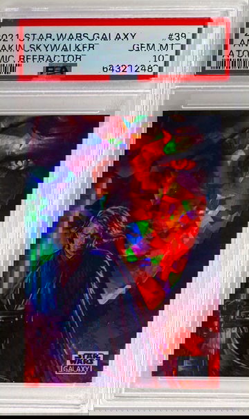 2021 Star Wars Galaxy #39 Anakin Skywalker Atomic PSA 10