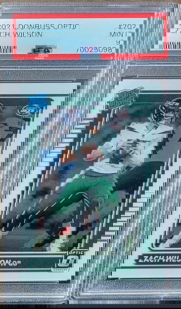 2021 ZACH WILSON Panini Donruss Optic Rated Rookie PSA 9 RC #202