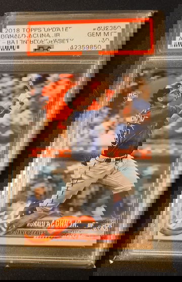 2018 Ronald Acuna Topps Update PSA 10