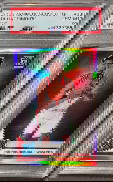 2019-20 Donruss Optic Rui Hachimura Holo PSA 10