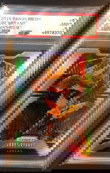 Kobe Bryant 2019 Panini Prizm Silver Refractor PSA 9