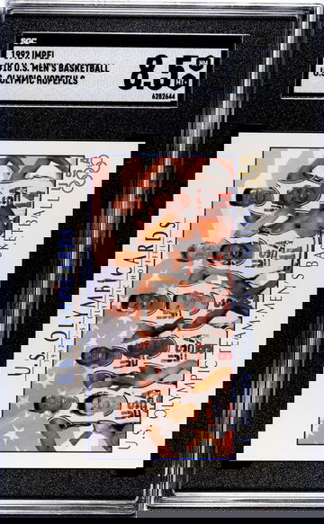 1992 Impel U.S. Olympic Hopefuls #18 U.S. Men's Basketball SGC 8.5