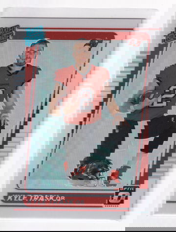 2021 Panini Optic Donruss Kyle Trask Variation Prizm Rated Rookie Card #209 RC 