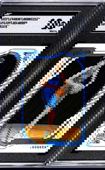 2022 Panini Chronicles Absolute Chet Holmgren #102 RC SGC 10