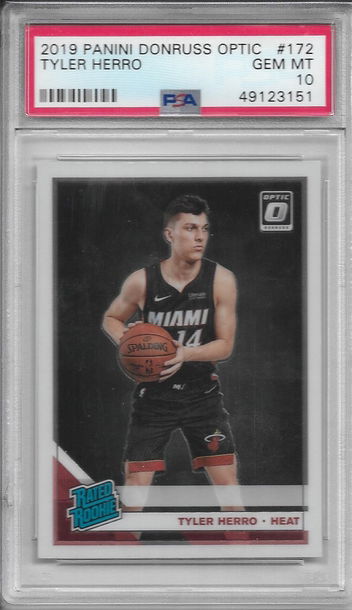 2019 Tyler Herro Optic PSA 10