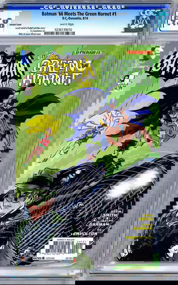 BATMAN ‘66 MEETS GREEN HORNET #1 CGC 9.8 MIKE & LAURA ALLRED VARIANT COVER 2014