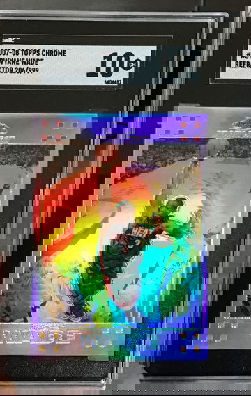 2007-08 Dwayne Wade Topps Chrome Refractor 209/999 SGC 10