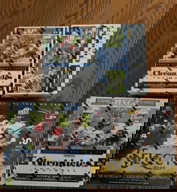 2020 NFL Chronicles and Select Lot of 4! 2 Mega 2 Blasters