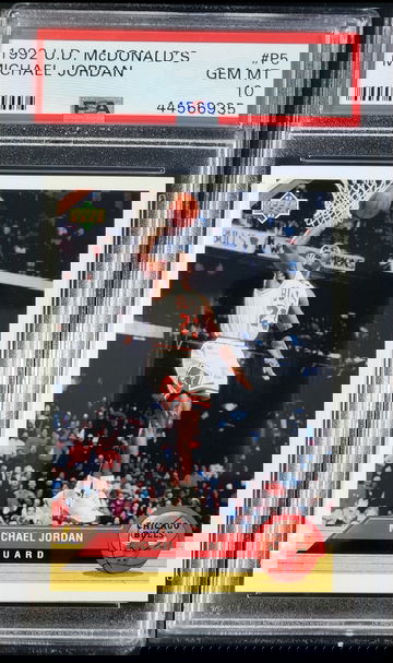 1992 Upper Deck McDonald's Michael Jordan PSA 10