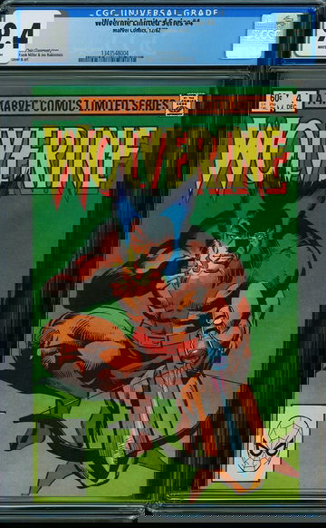 WOLVERINE LIMITED SERIES #4, CGC 9.4 NM