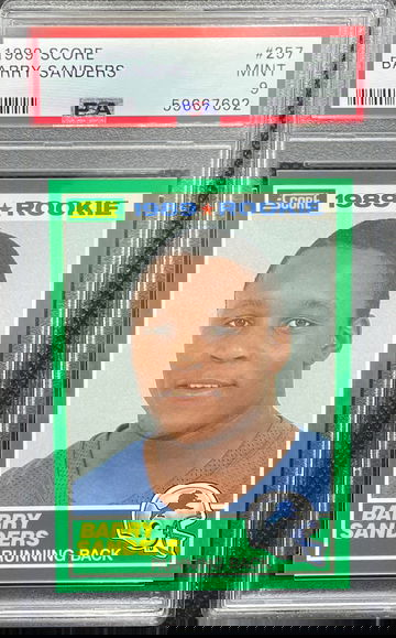 1989 Score Barry Sanders PSA 9