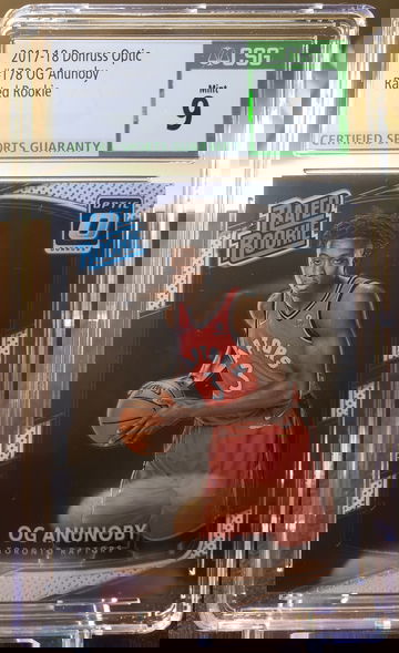 2017-18 Panini Donruss Optic Og Anunoby #178 Rated Rookie RC Mint CSG 9 Toronto