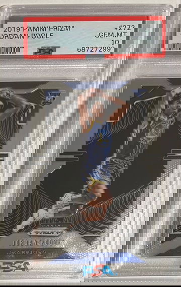 2019 Prizm Jordan Poole Rookie PSA 10 Warriors