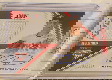 2020 Panini USA Baseball Reid Detmers auto/relic /281