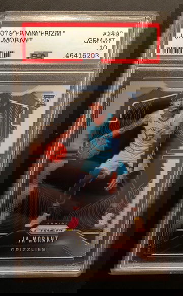 Ja Morant 2019 Panini Prizm Rookie Base PSA 10