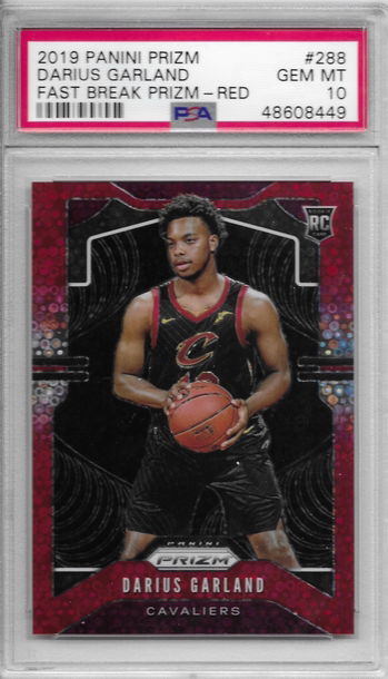 Darius Garland Red FB Prizm