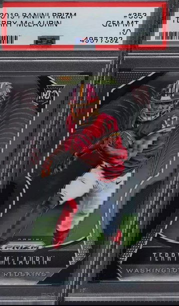 2019 prizm terry mclaurin  psa 10