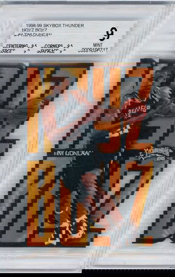 Tim Duncan 1998 Skybox Thunder Noyz Boyz BGS 9