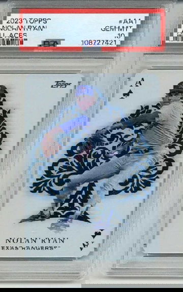 2023 TOPPS ALL ACES #AA1 NOLAN RYAN CARD TEXAS RANGERS PSA 10 GEM MINT LOW POP