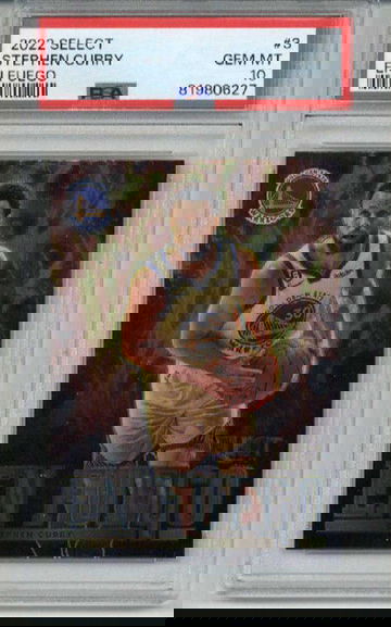 2022 PANINI SELECT EN FUEGO #3 STEPHEN CURRY CARD WARRIORS PSA 10 LOW POP RARE