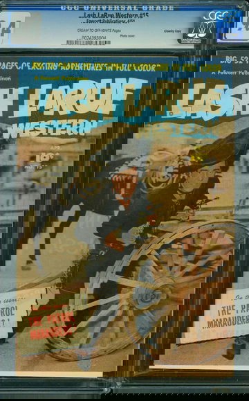 LASH LARUE WESTERN #15, CGC 9.4 NM