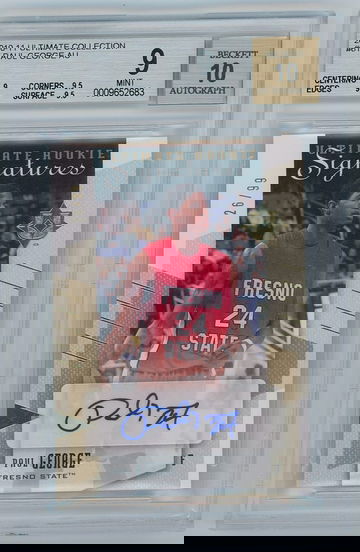 Paul George 2010-11 Ultimate Collection #61 Ultimate Rookie Signatures #/99 BGS 9 10