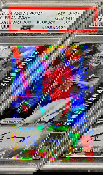 2019 Kyler Murray Panini Prizm Sensational Signature Blue Ice #SE-KYM PSA 10 GEM  MT MINT Rookie Card RC 