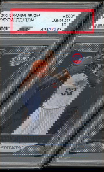2012 Panini Prizm Khris Middleton PSA 10