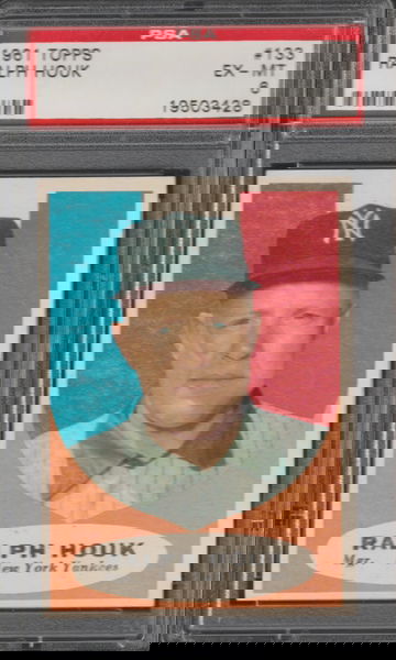 1961 Topps Ralph Houk PSA 6