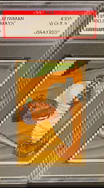 1951 Bowman Willie Mays Rookie PSA 4