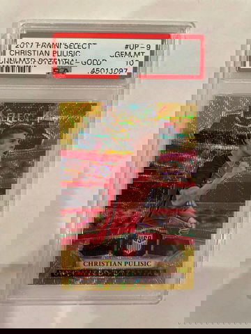 2017 Panini Select Christian Pulisic Unlimited Potential - Gold PSA 10