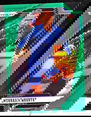 2024-25 Panini Prizm EPL Mykhailo Mudryk Green Prizm 1/5 Chelsea FC SSP