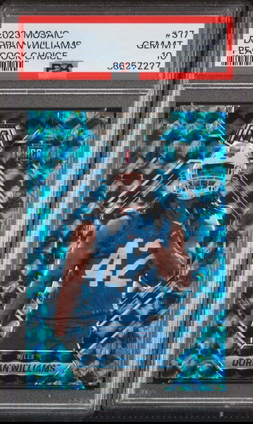 2023 Mosaic Dorian Williams Peacock - PSA 10