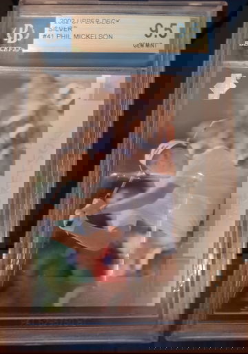 Phil Mickelson 2002 Upper Deck 9.5 Silver #41 RC