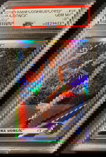 2019 optic holo Luka doncic psa 10