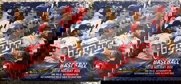 Lot of 2 x 2018 Topps Baseball Holiday Box