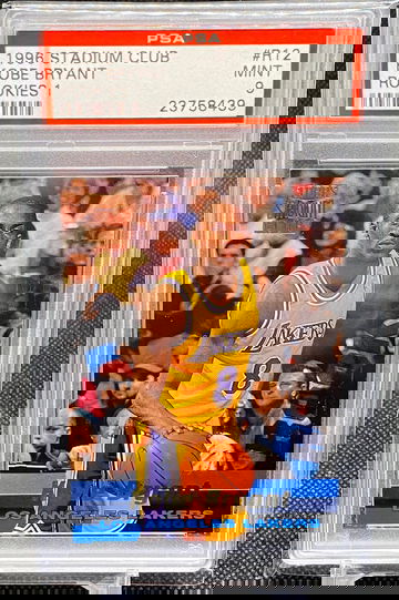 1996 Stadium Club Kobe Bryant Rookie PSA 9 Rookies 1 #R12