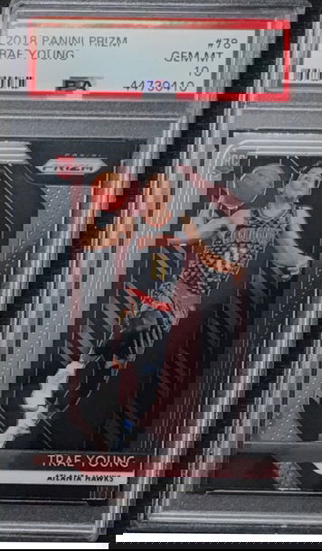 Trae young prizm rc psa 10 