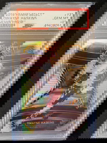 2019 Panini Select Dwayne Haskins Concourse Rookie Silver PSA 10