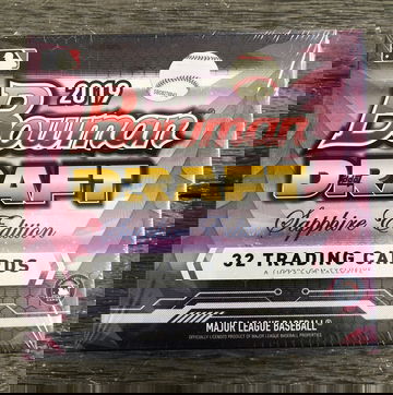 2019 Topps Bowman Draft Sapphire Edition box