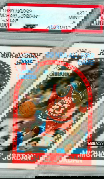 1989 Hoops Michael Jordan All-Star PSA 9 Mint