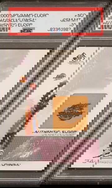 2000 SP Game Floor Authentic Floor #SO Shaquille O'Neal PSA 10