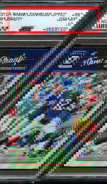 2016 Optic Holo Tom Brady PSA 10