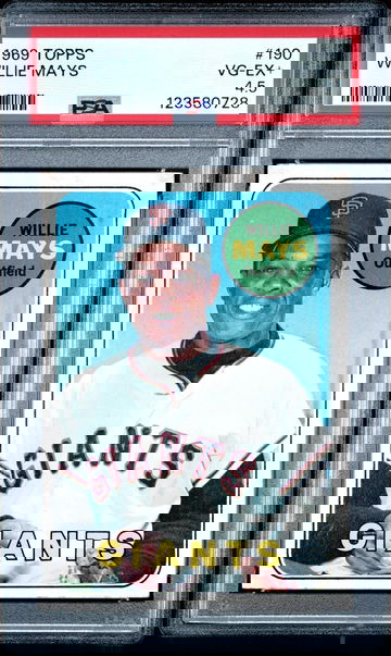 1969 Topps Willie Mays #190 PSA 4.5