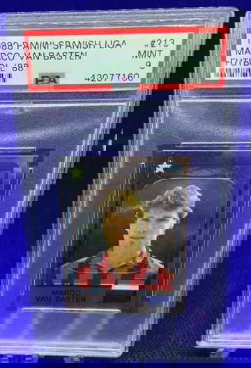 1988 Panini Spanish Liga Marco Van Basten Futbol 88 PSA 9