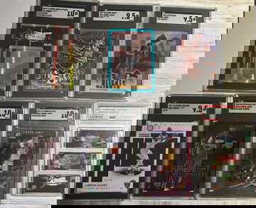 Huge LeBron James Graded Lot