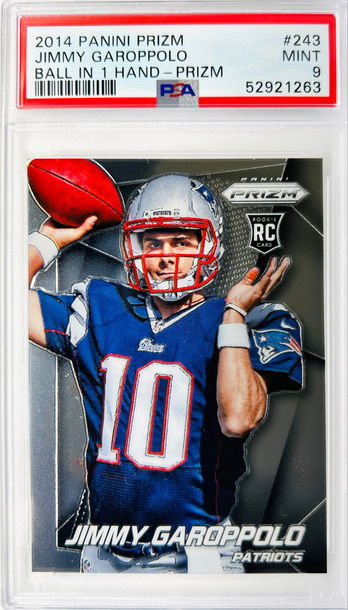 ⭐️ 2014 JIMMY GAROPPOLO PRIZM #243 PSA 9 RC 🔥🔥